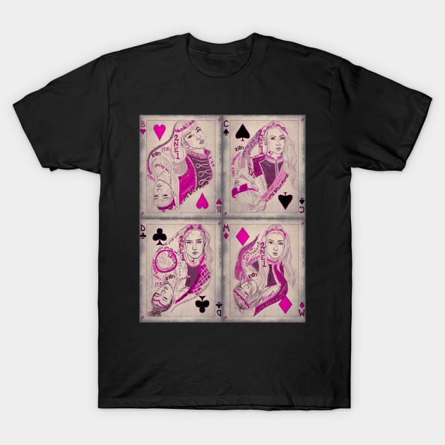 2NE1 - Queens fanart series T-Shirt by dangerbeforeyou